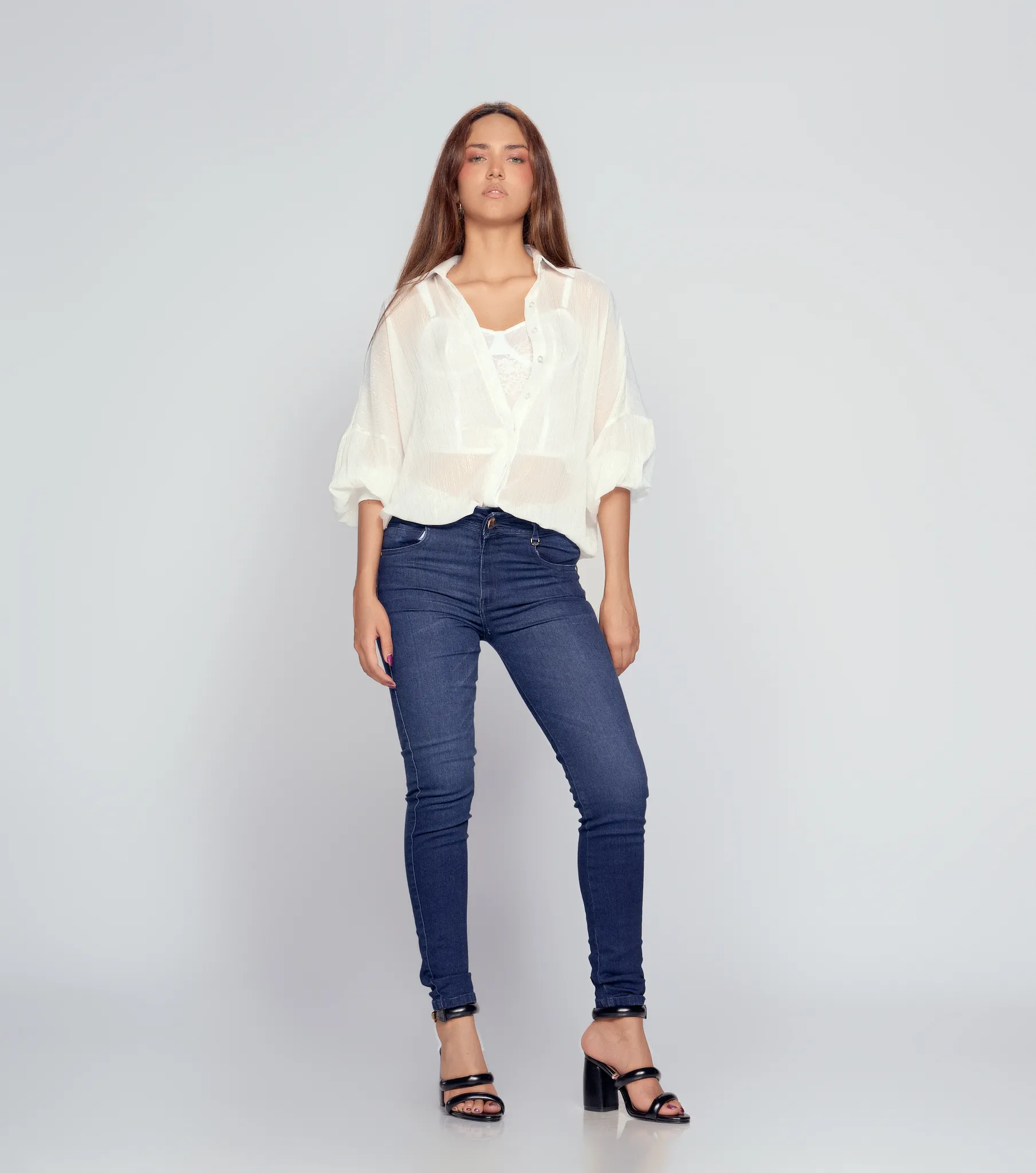 Jean Pull Up Bota Skinny Barcelona Miranda Derek 832407 AZ
