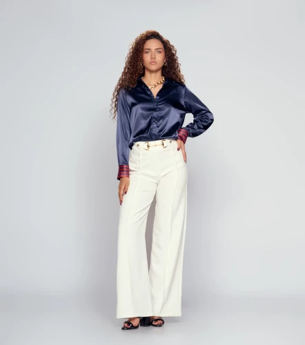 Blusa Camisera Manga Larga Para Mujer Con Cortes DerekAZ