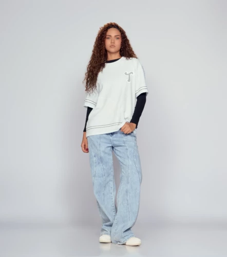 Kai T Shirt Oversize Texturizada Estampada TyperAC