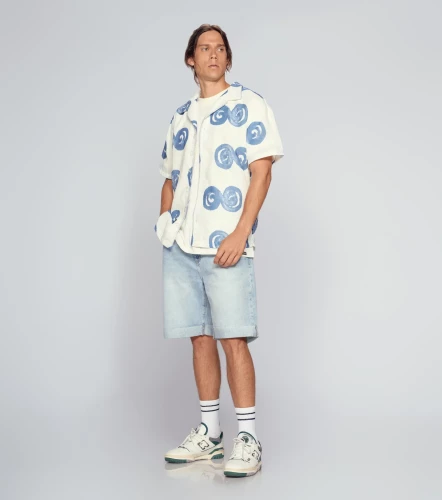 Maui Camisa Sublimada En Lino TyperAR