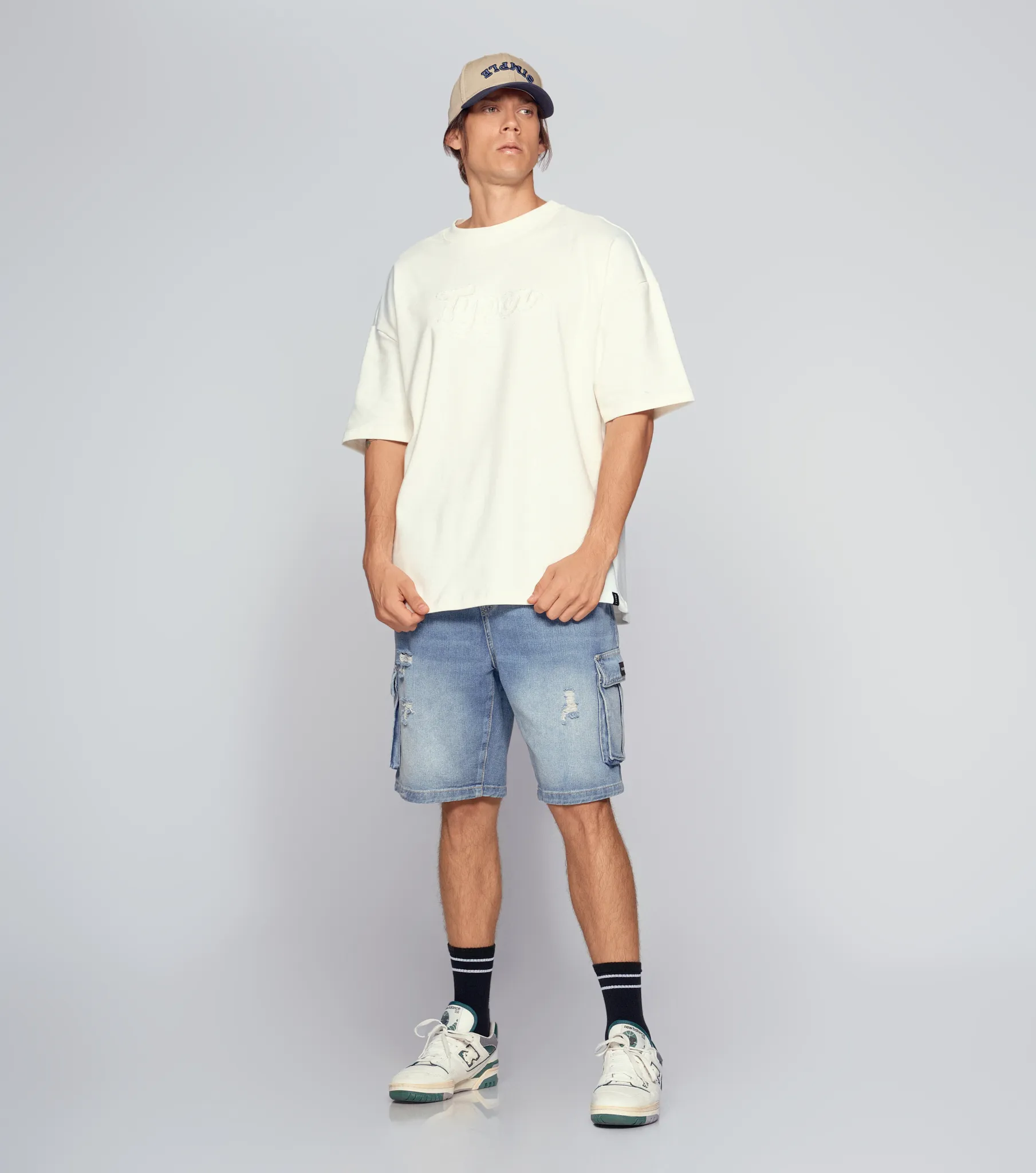 Oliver T Shirt Oversize Bordada Typer 834620 BH