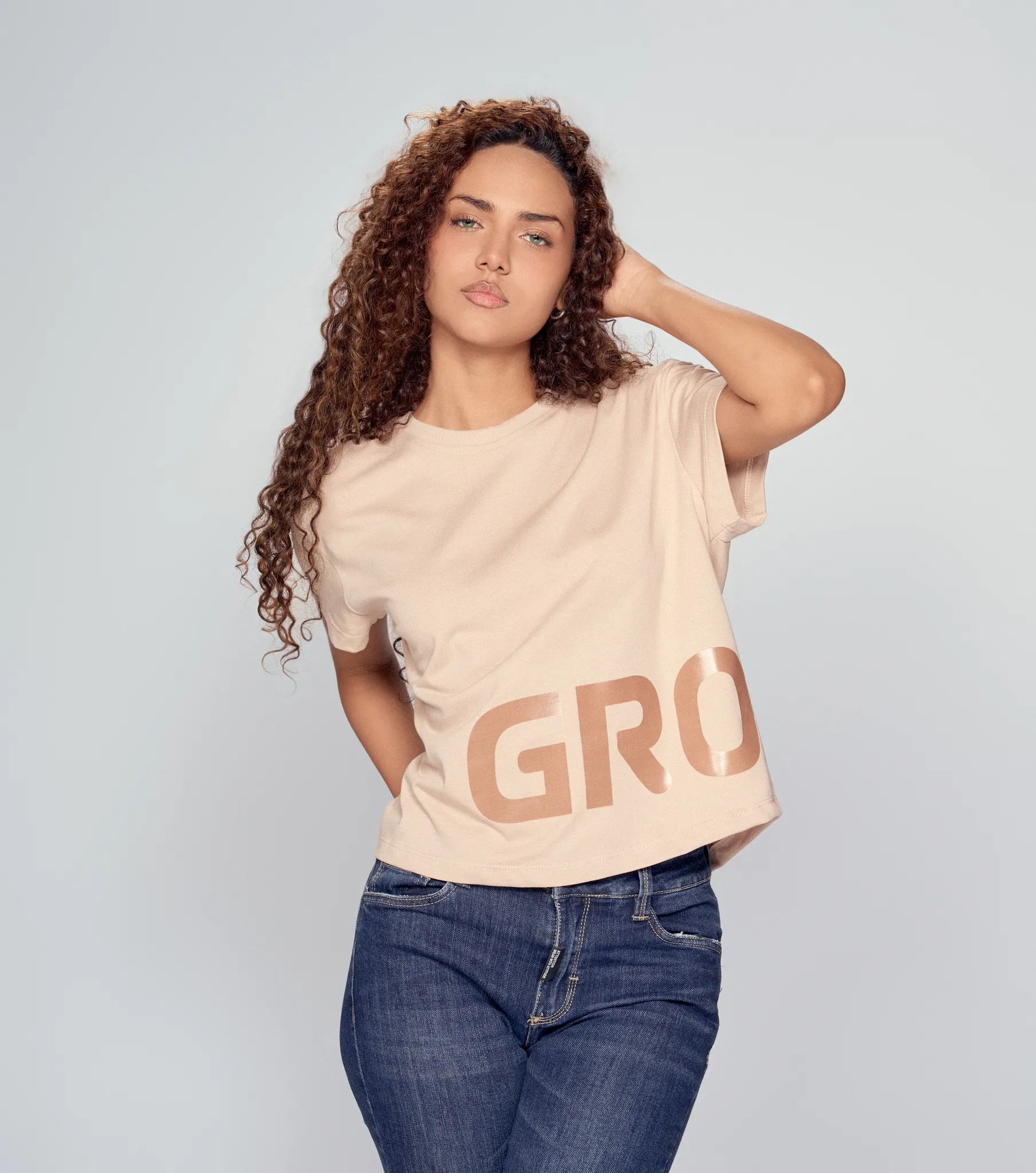 Akira T Shirt Regular Femenina Groggy 834571 BG