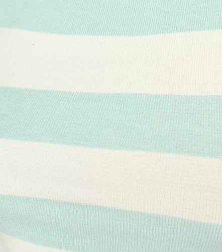 Andrea Blusa Tejida Manga Sisa Con Rayas UnserVG