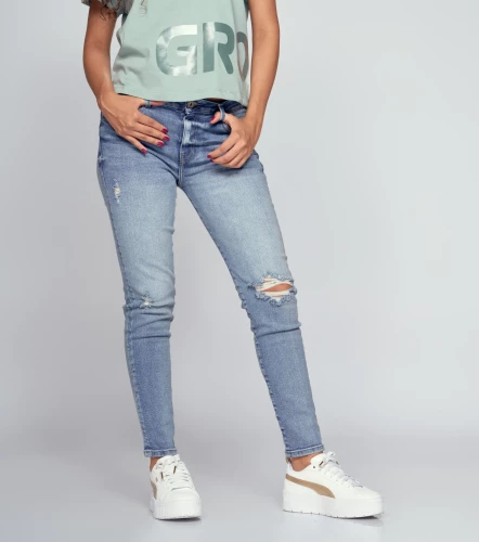 Bernes Selena Jean Con Proceso Y Bolsillos UnserAZ