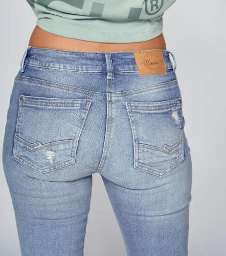 Bernes Selena Jean Con Proceso Y Bolsillos UnserAZ