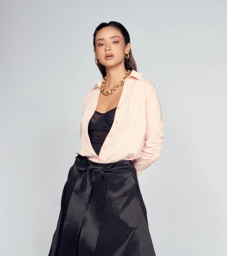 Blusa Camisera Manga 3 4 Para Mujer Con Punos Tejidos DerekRC