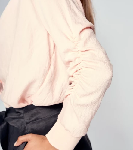 Blusa Camisera Manga 3 4 Para Mujer Con Punos Tejidos DerekRC