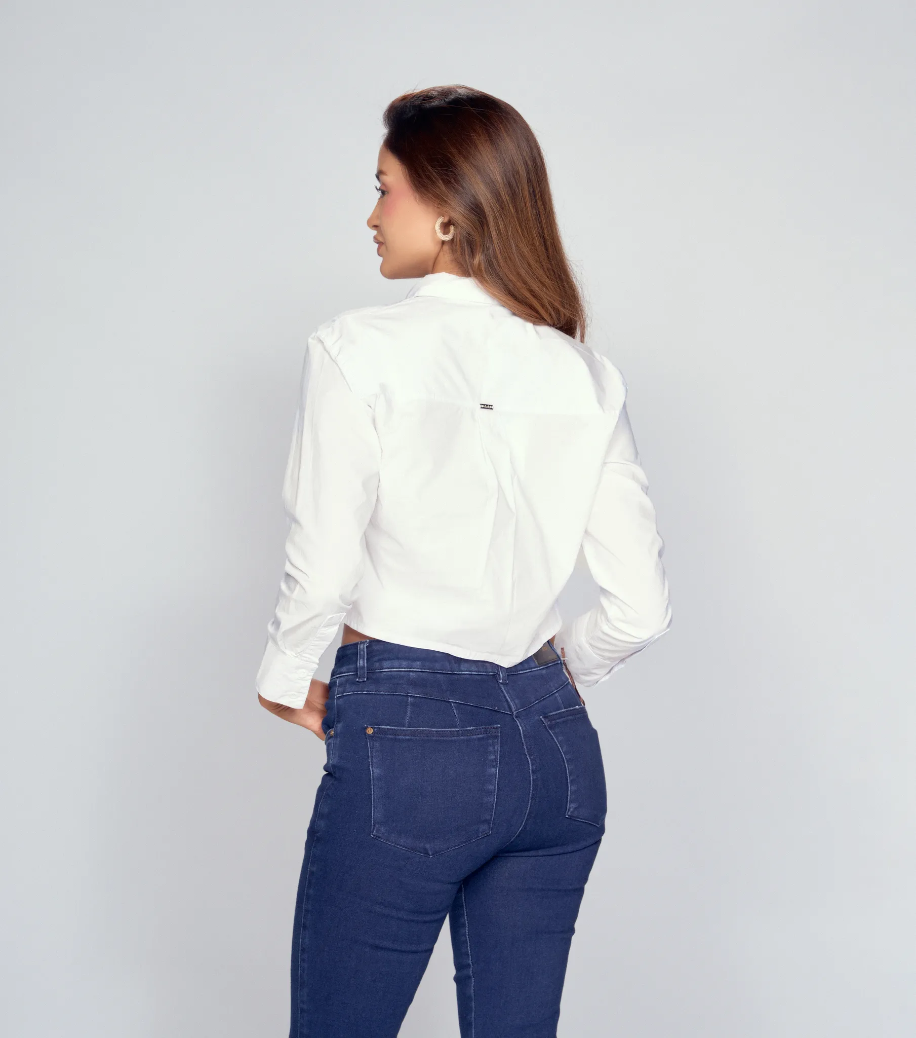 Blusa Camisera Manga Larga Emma Unicolor Derek 832435 BL