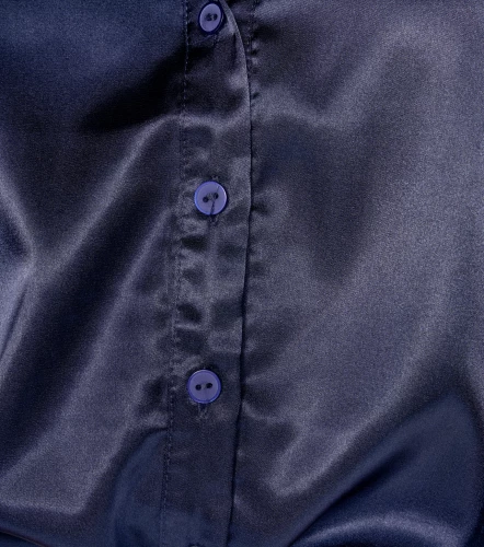 Blusa Camisera Manga Larga Para Mujer Con Cortes DerekAZ