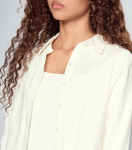 Blusa Camisera Para Mujer Unicolor Iria DerekAR