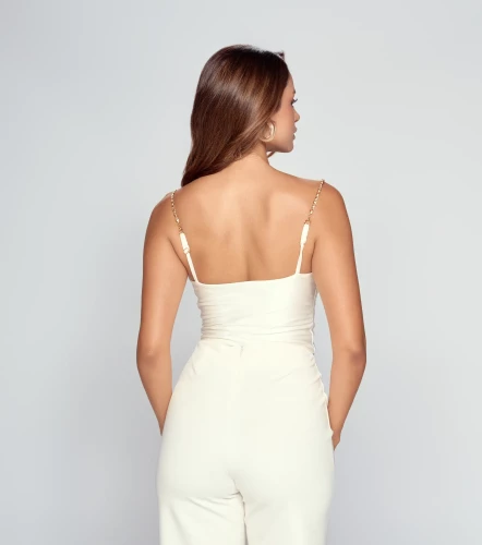 Blusa Con Escote Drapeado Carla DerekAR