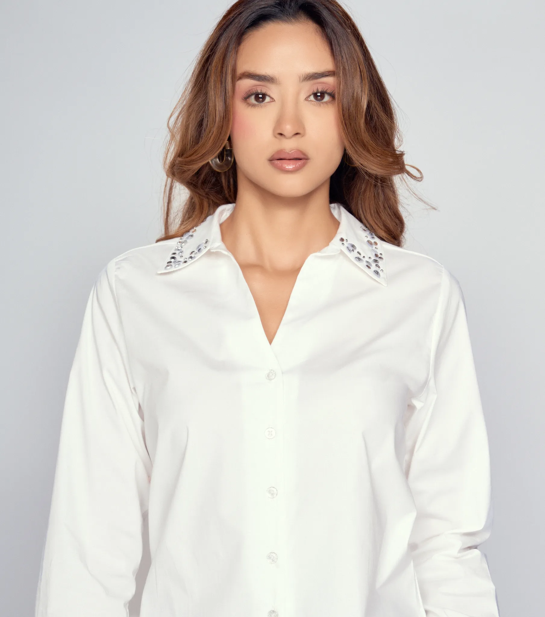 Blusa Para Mujer Camisera Manga Larga Derek 834465 BL