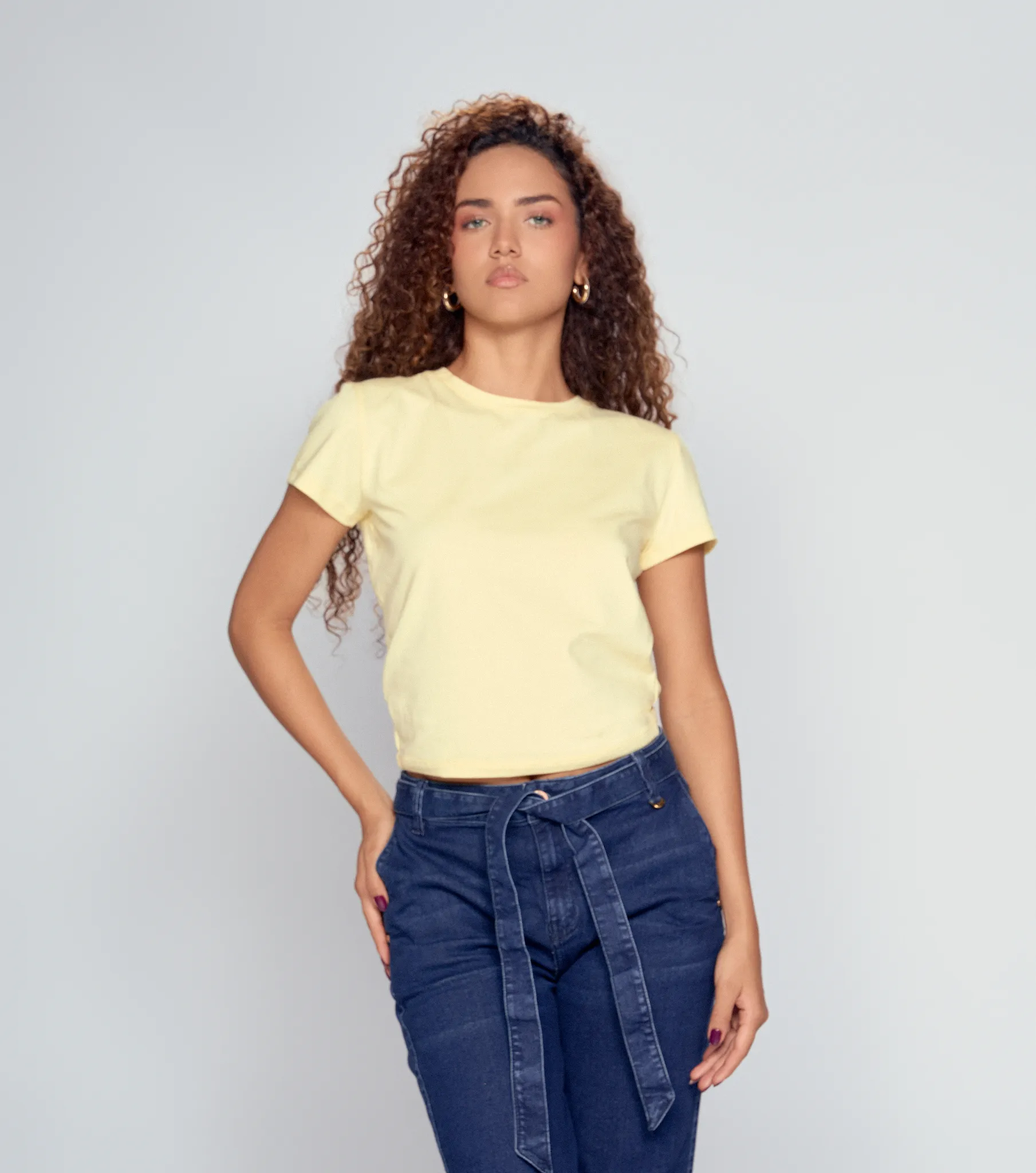 Blusa Para Mujer Manga Corta Unicolor Matilda Derek 833086 AM