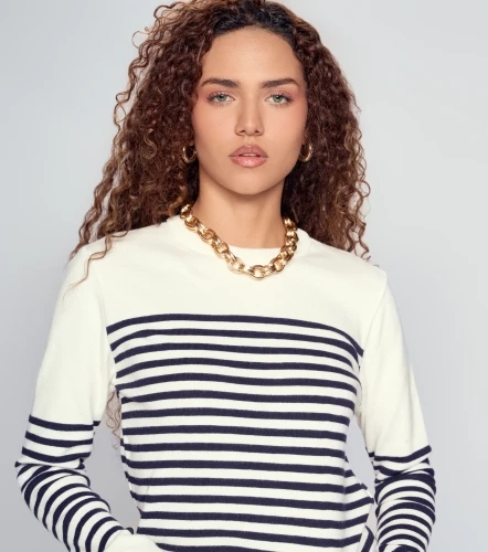 Buzo Tejido Para Mujer Manga Larga Combinado DerekBL