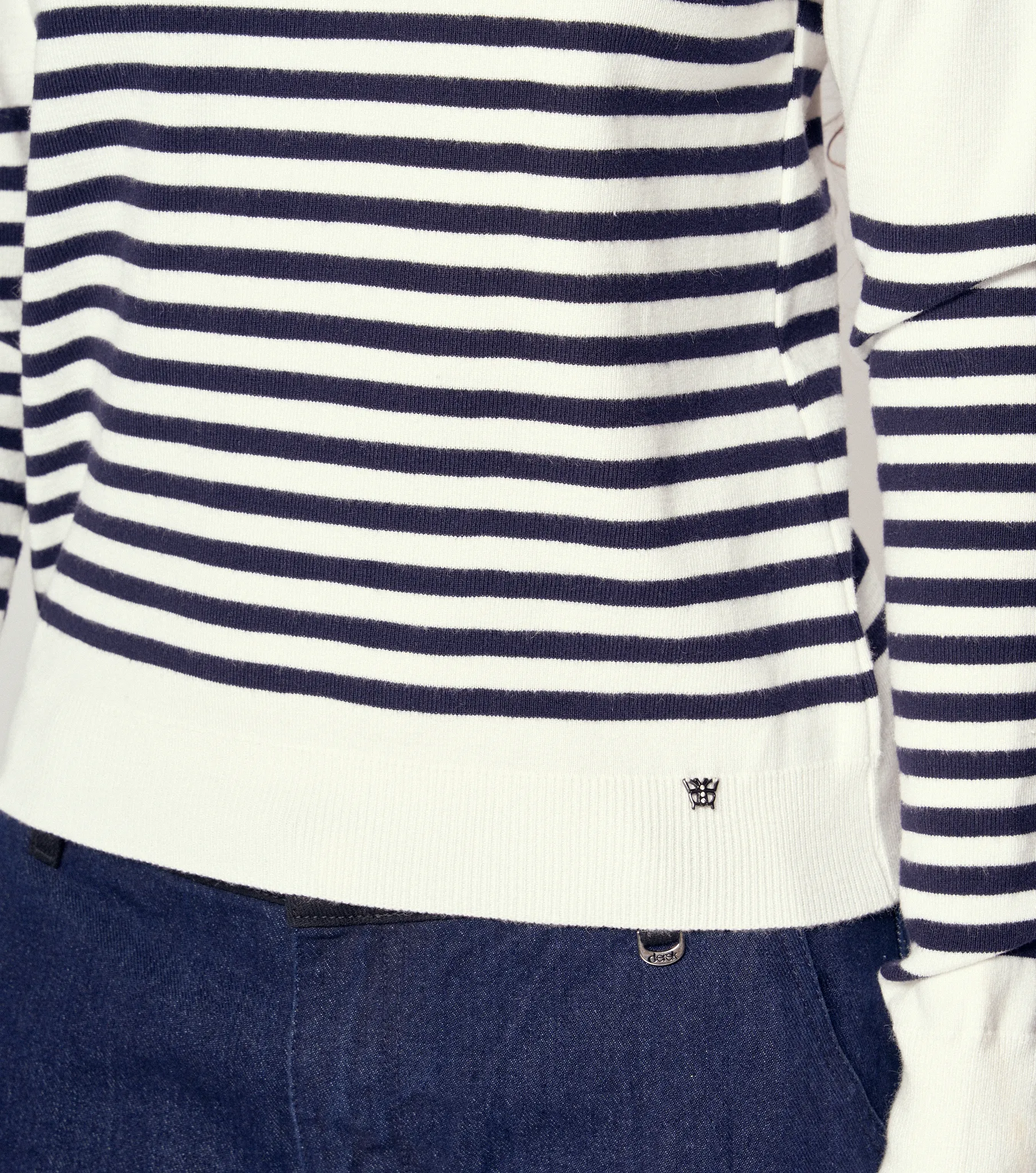 Buzo Tejido Para Mujer Manga Larga Combinado Derek 834917 BL