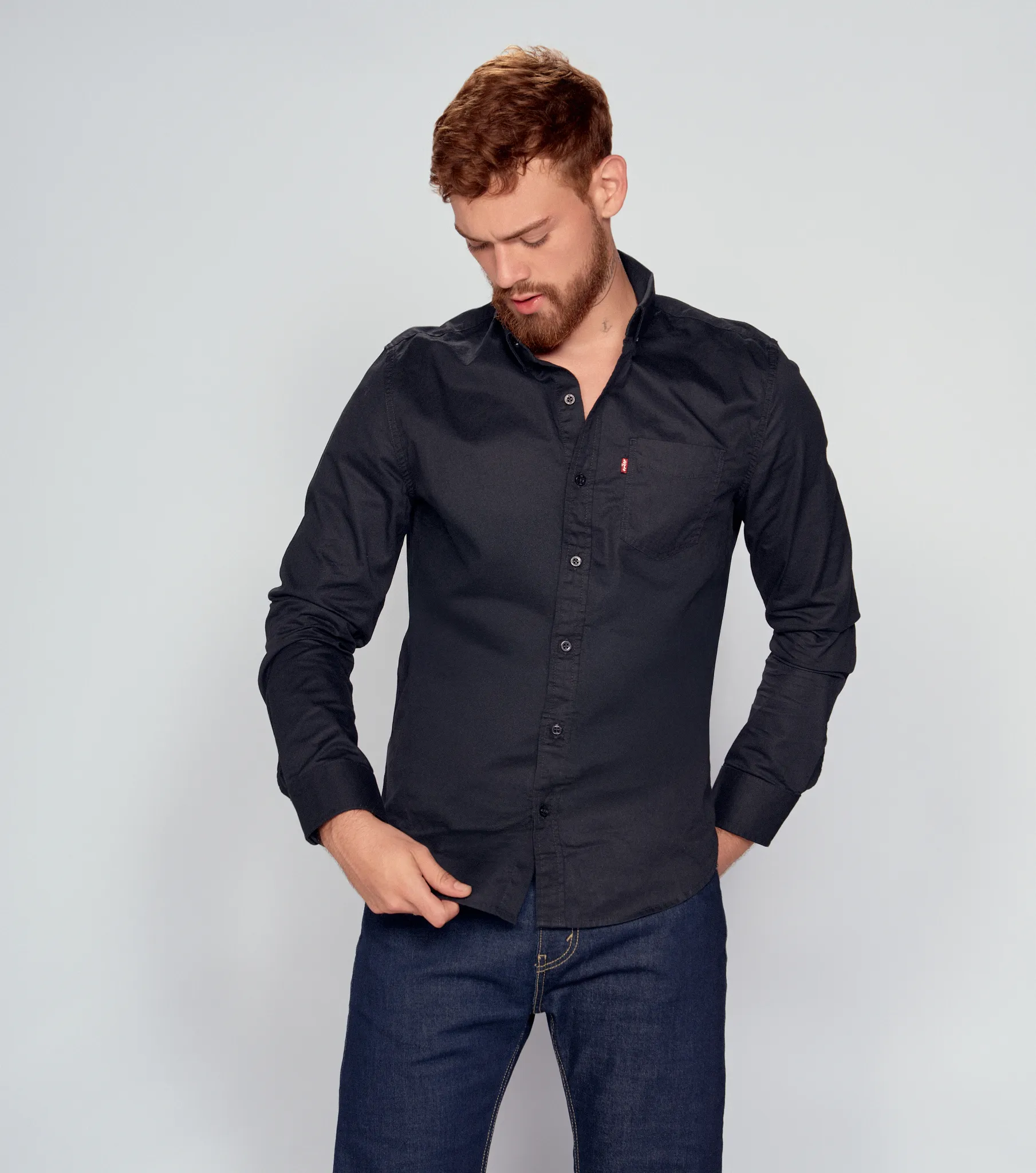 Camisa Levis Ls Shirt 128572 NG