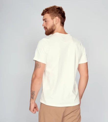 Camiseta Para Hombre Comfort Manga Corta Unicolor Con Estampado UnserAR