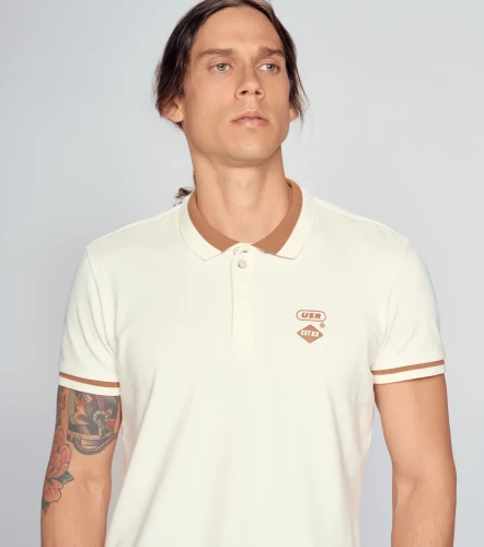 Comfort Brey Polo Unicolor Y Cuello Tejido UnserAR