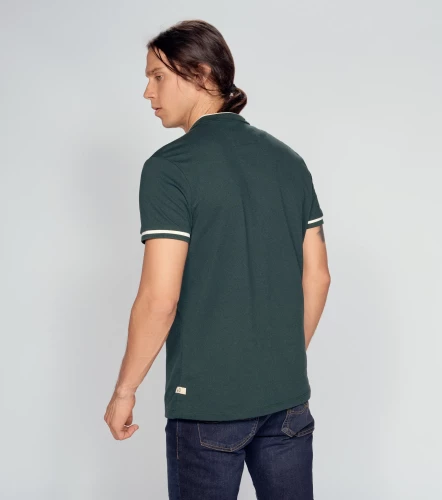 Comfort Brey Polo Unicolor Y Cuello Tejido UnserVO