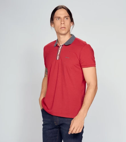 Comfort John Polo Unicolor Y Cuello Tejido UnserRJ