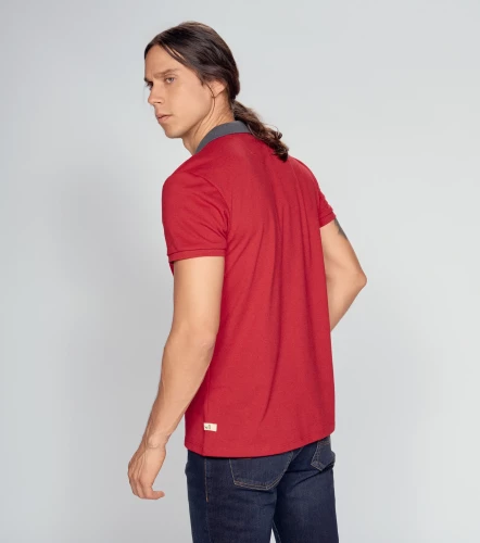 Comfort John Polo Unicolor Y Cuello Tejido UnserRJ