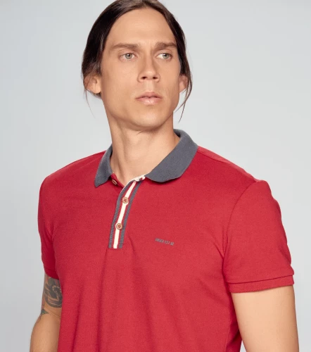 Comfort John Polo Unicolor Y Cuello Tejido UnserRJ