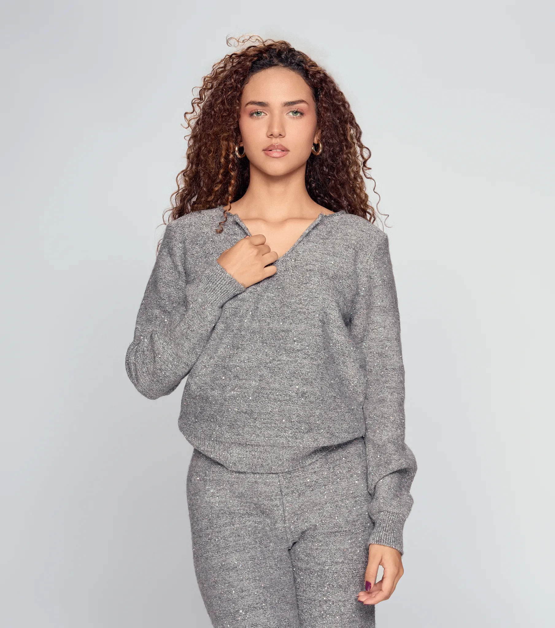 Conjunto De Buso Y Sudadera Unicolor Derek 834269 GR