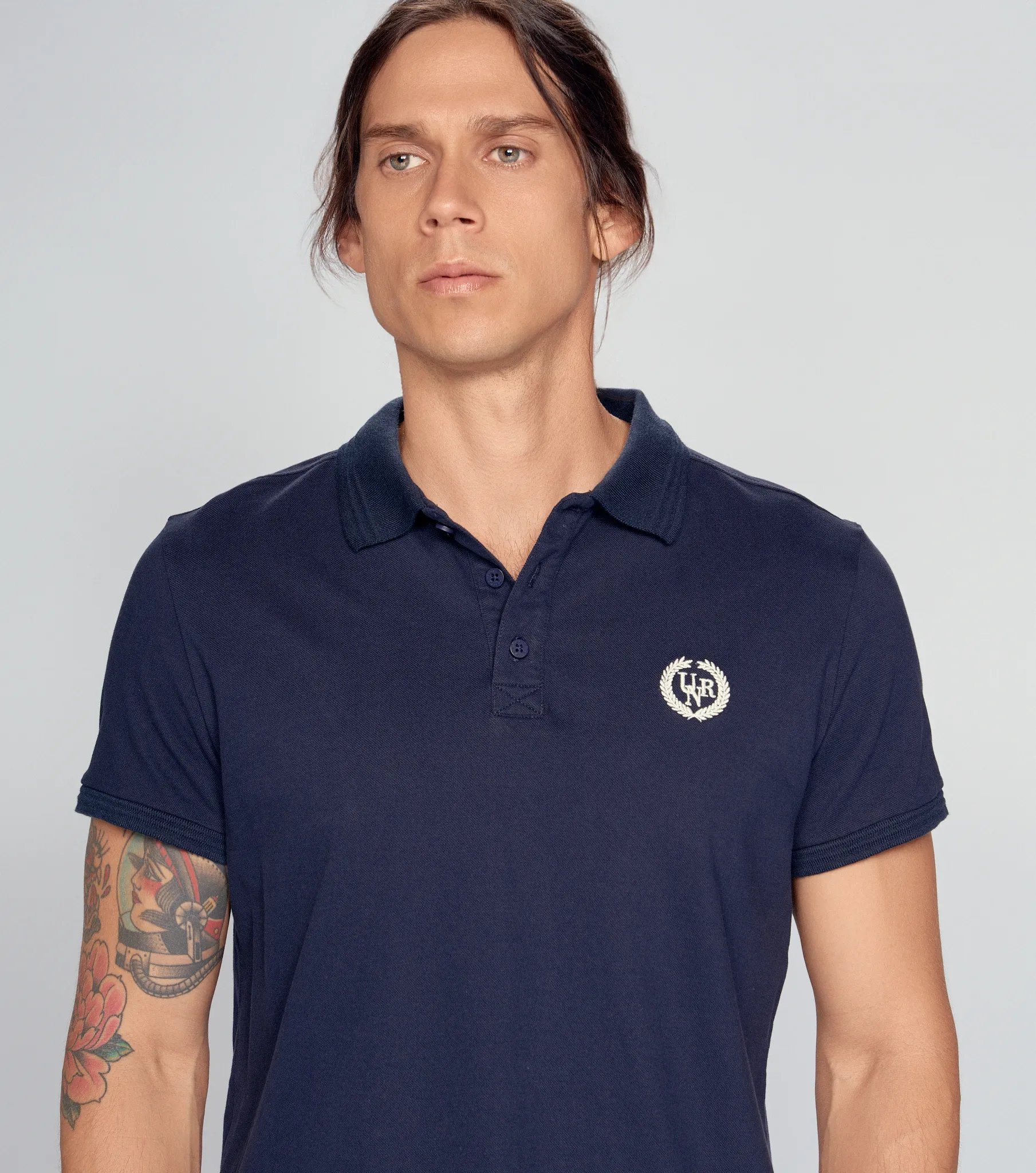 Cristian Comfort Polo Unicolor Con Cuello Unser 832982 AZ