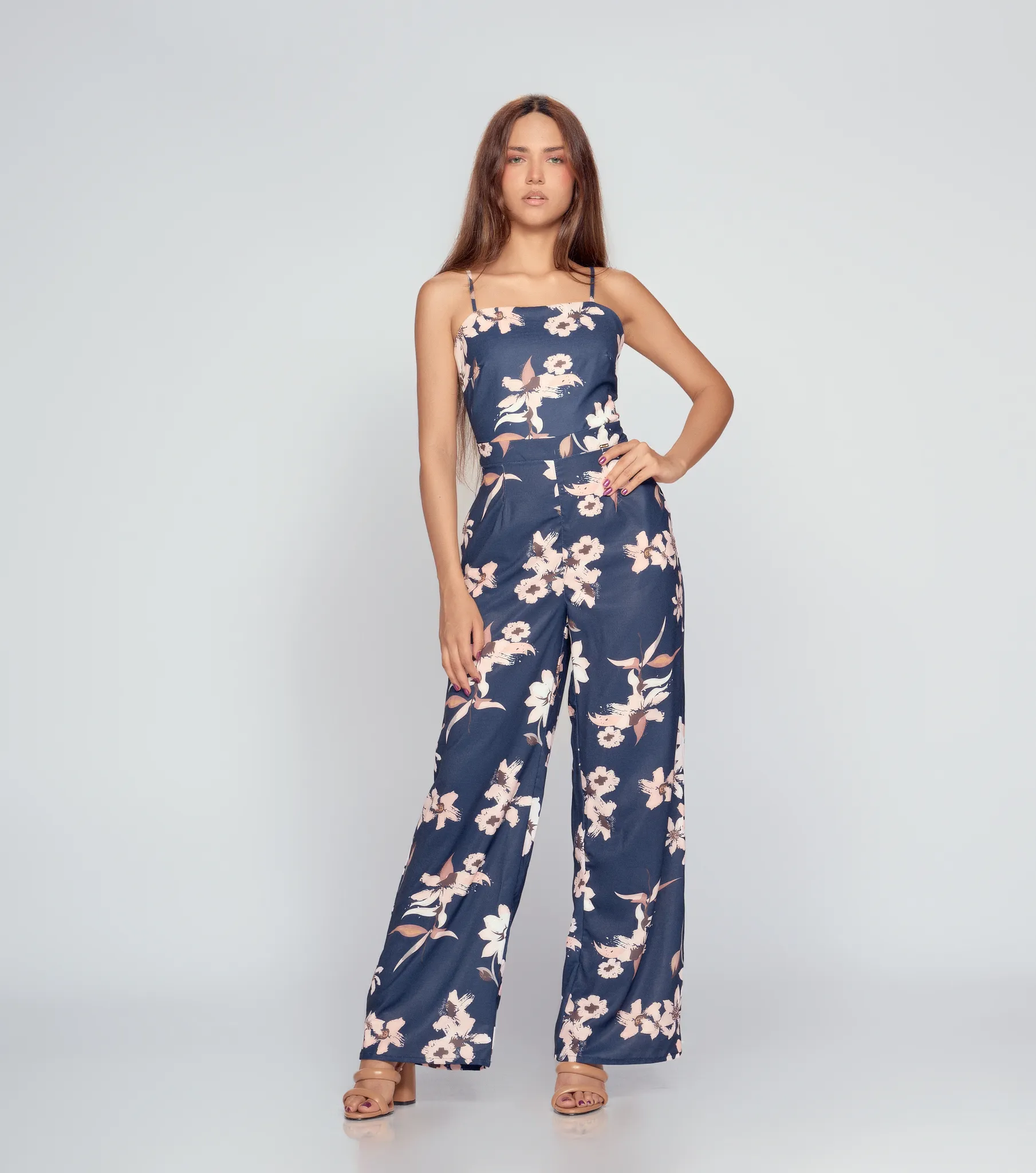 Enterizo Pantalon Largo Para Mujer Cintia Derek 834260 AZ