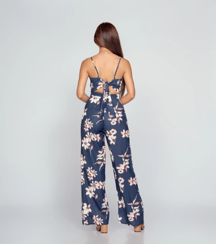 Enterizo Pantalon Largo Para Mujer Cintia DerekAZ