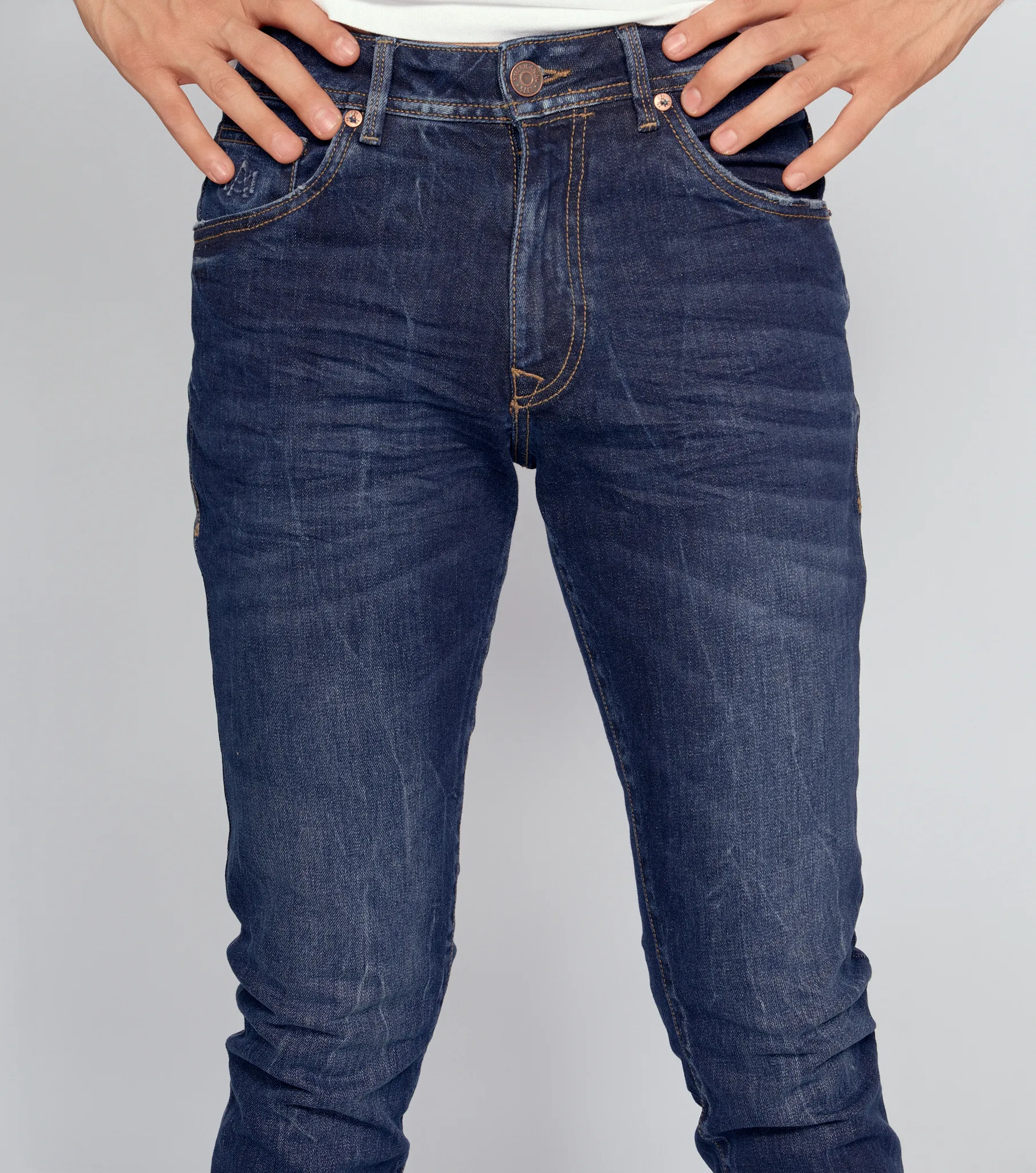Jean Americanino Slim Tono Oscuro 129905 AO
