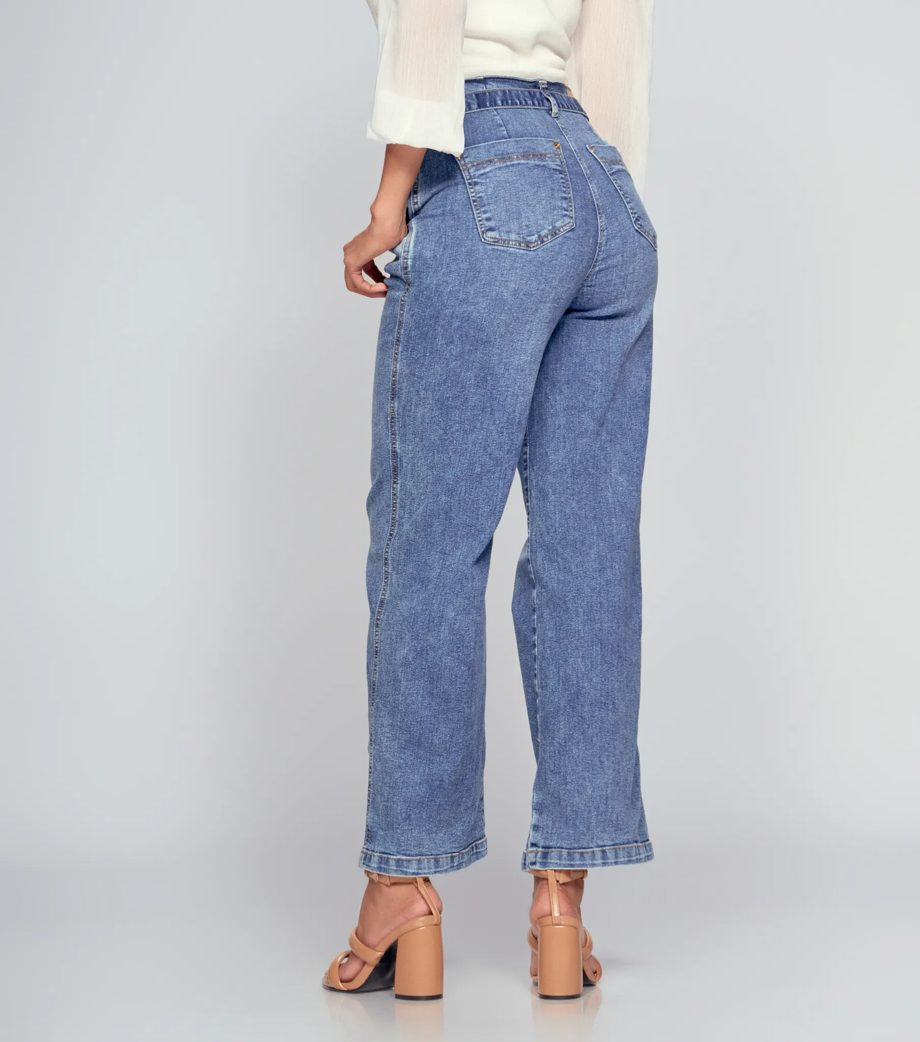 Jean Bota Recta Con Cinturon Praga Manuela Derek 832415 AZ