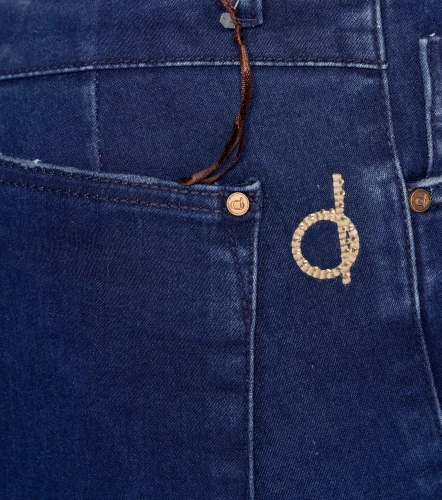 Jean Para Mujer Bota Flare Con Proceso Barcelona Alaia DerekAZ