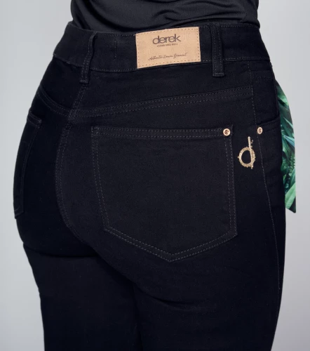 Jean Para Mujer Bota Flare Unicolor Praga Thaliana DerekNG