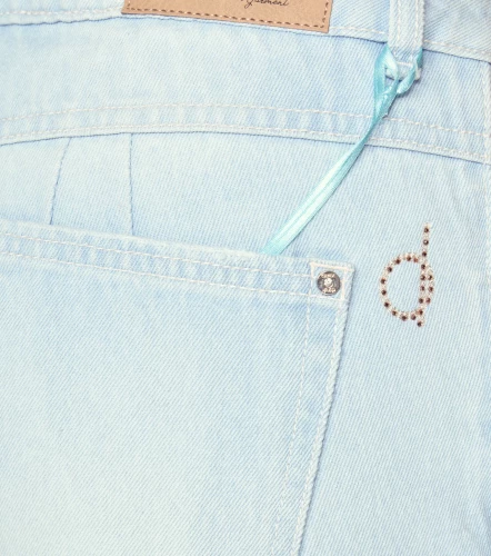 Jean Para Mujer Bota Recta Con Brillos Praga Marian DerekAZ