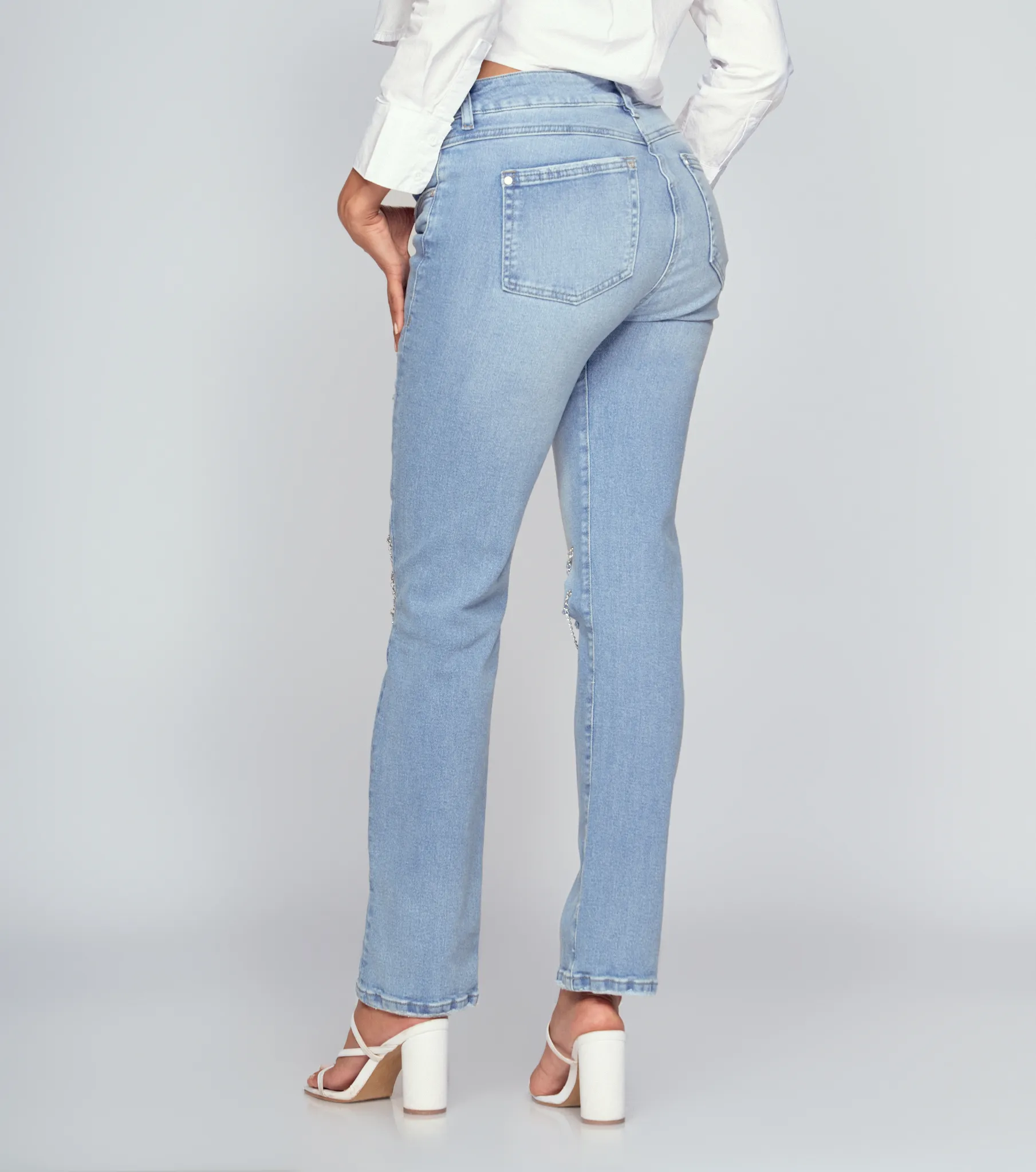 Jean Para Mujer Con Proceso Rotos Barcelona Sabrina Derek 832399 AZ