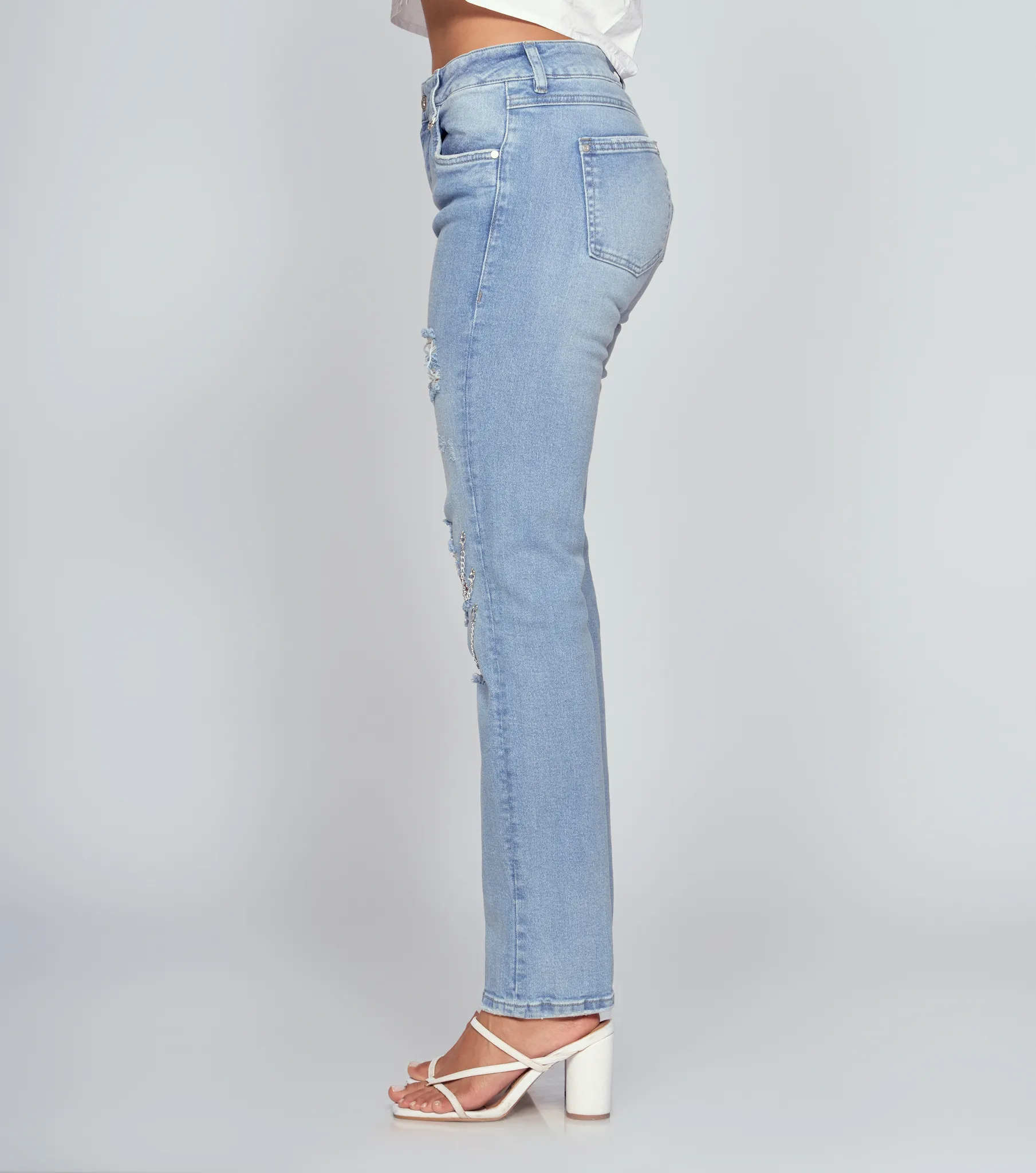 Jean Para Mujer Con Proceso Rotos Barcelona Sabrina Derek 832399 AZ