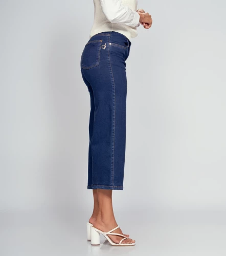 Jean Para Mujer Culotte Con Proceso Praga Charlotte DerekAZ
