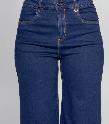 Jean Para Mujer Culotte Con Proceso Praga Charlotte DerekAZ