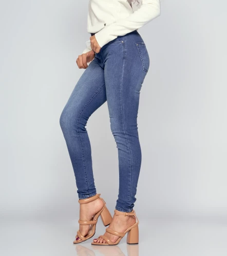 Jean Para Mujer Pull Up Bota Skinny Barcelona Angela DerekAZ