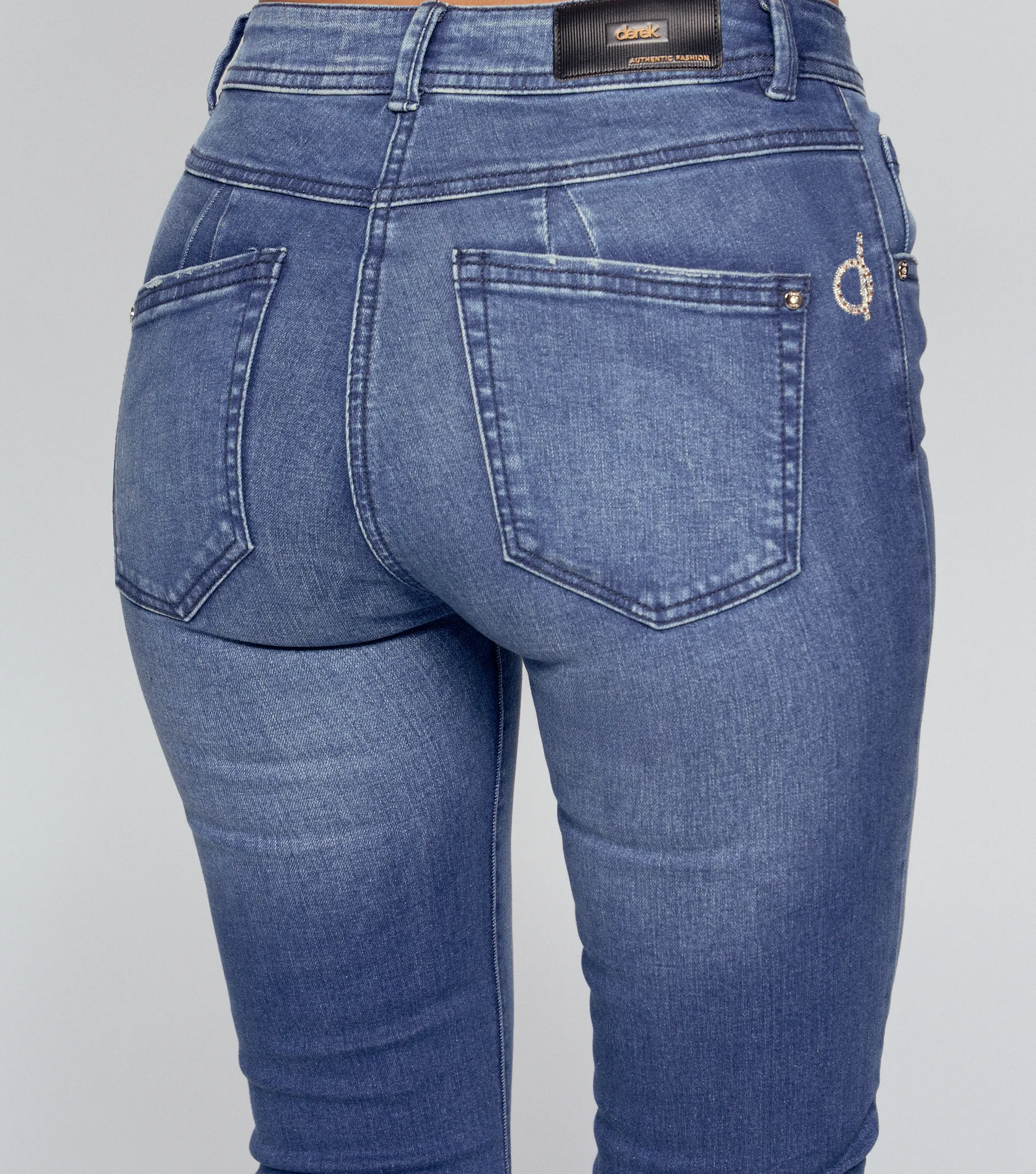 Jean Para Mujer Pull Up Bota Skinny Barcelona Angela Derek 832401 AZ