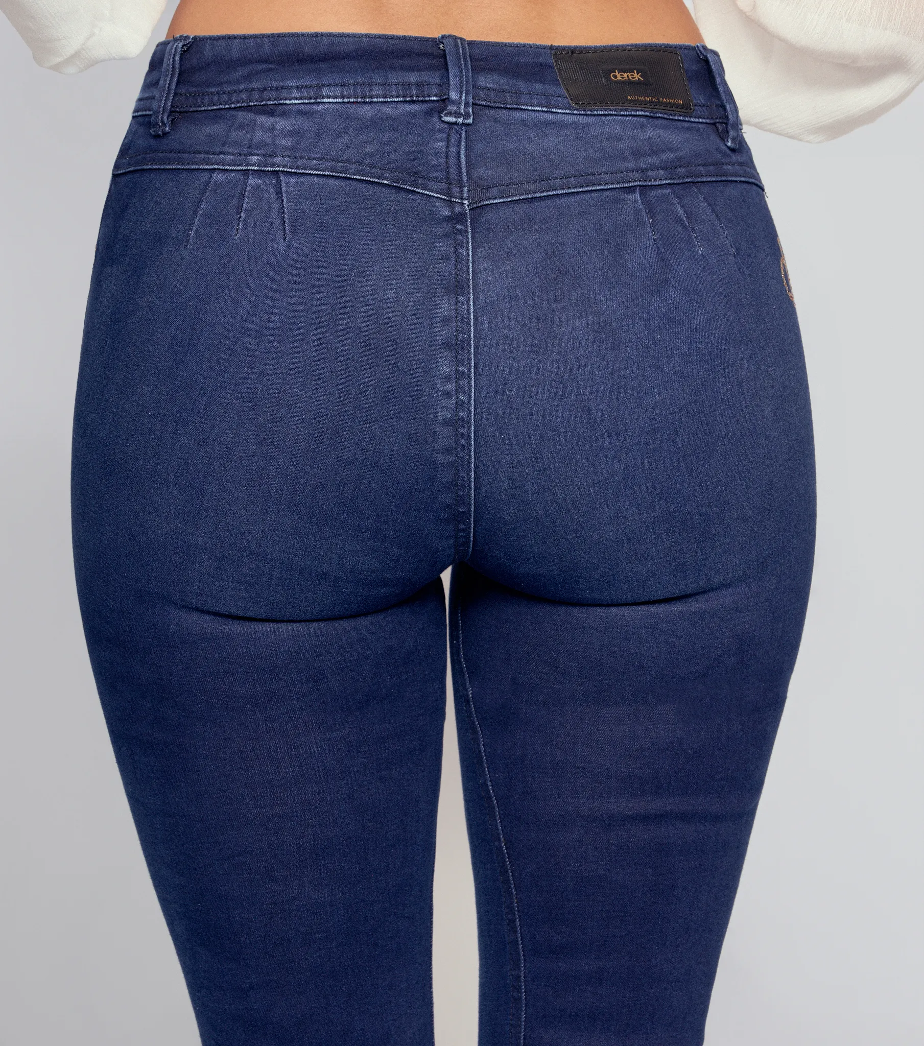 Jean Para Mujer Pull Up Con Cremalleras Barcelona Lindsay Derek 833745 AZ