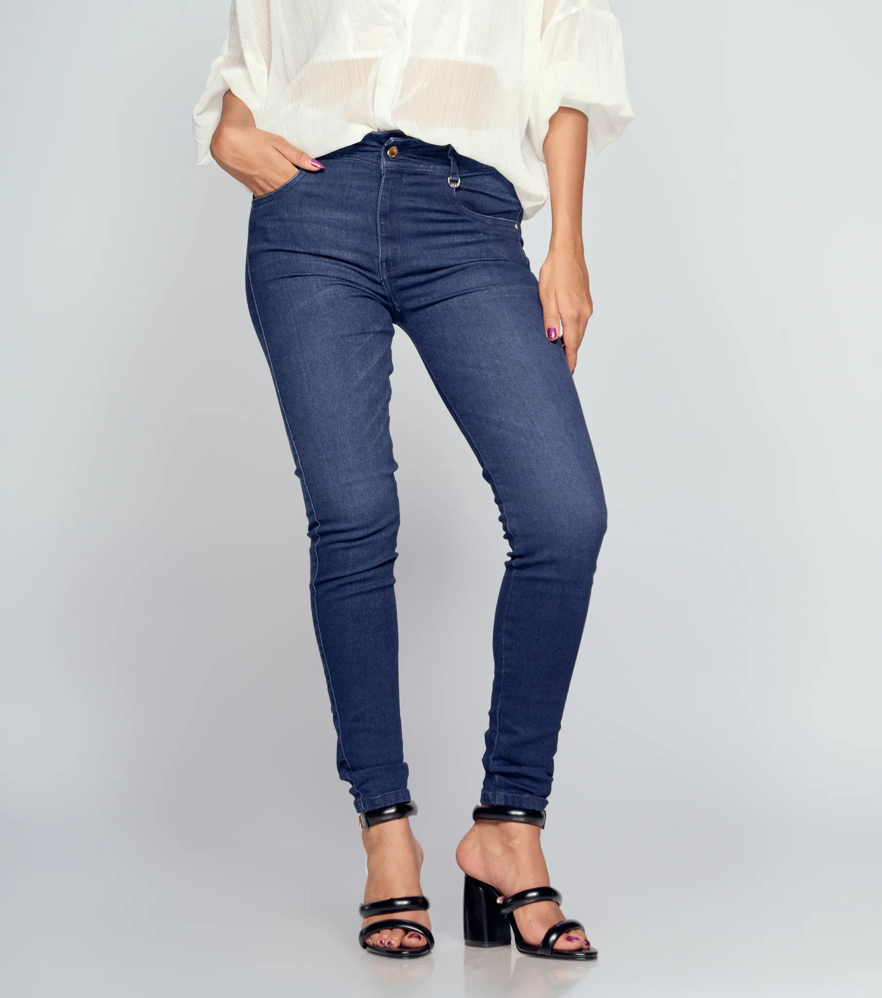 Jean Pull Up Bota Skinny Barcelona Miranda Derek 832407 AZ