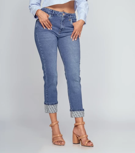 Jean Regular Fit Con Proceso Paris Samantha DerekAZ