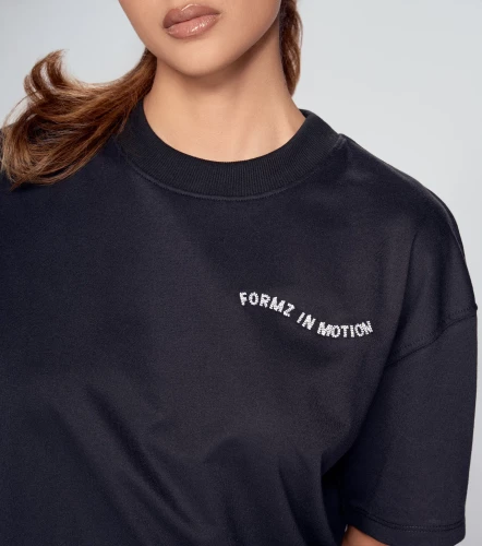 Kendal T Shirt Oversize Bordada TyperNG