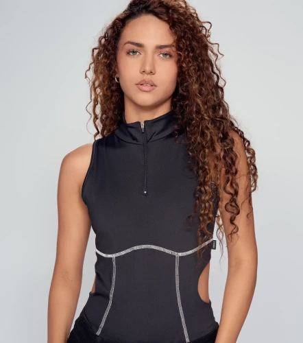 Lili Body Cuello Alto Con Cremallera Slimfit TyperNG