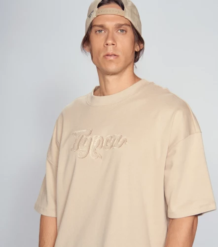 Oliver T Shirt Oversize Bordada TyperKQ
