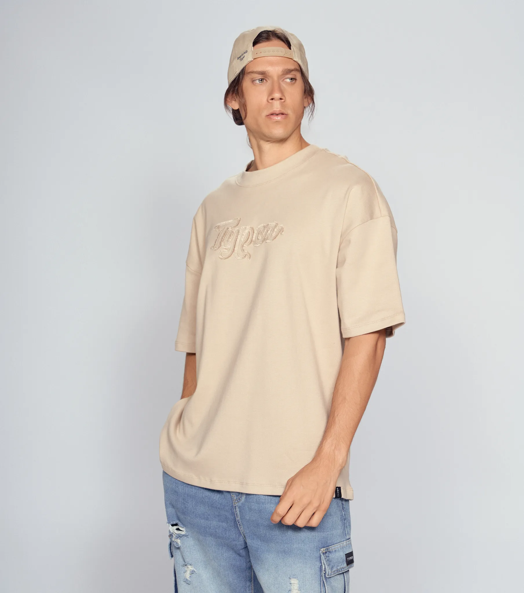 Oliver T Shirt Oversize Bordada Typer 834620 BH