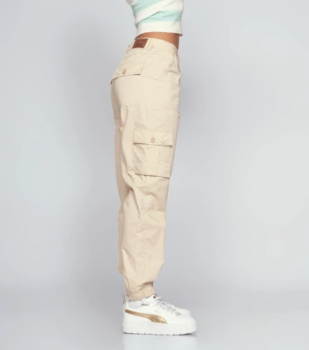 Paula Jogger Unicolor Con Bolsillos Tipo Cargo UnserKQ