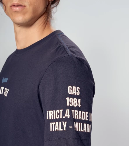 Pilot Camiseta Estampada Regular Fit Masculina GasAO